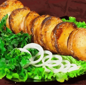 Картофель на углях