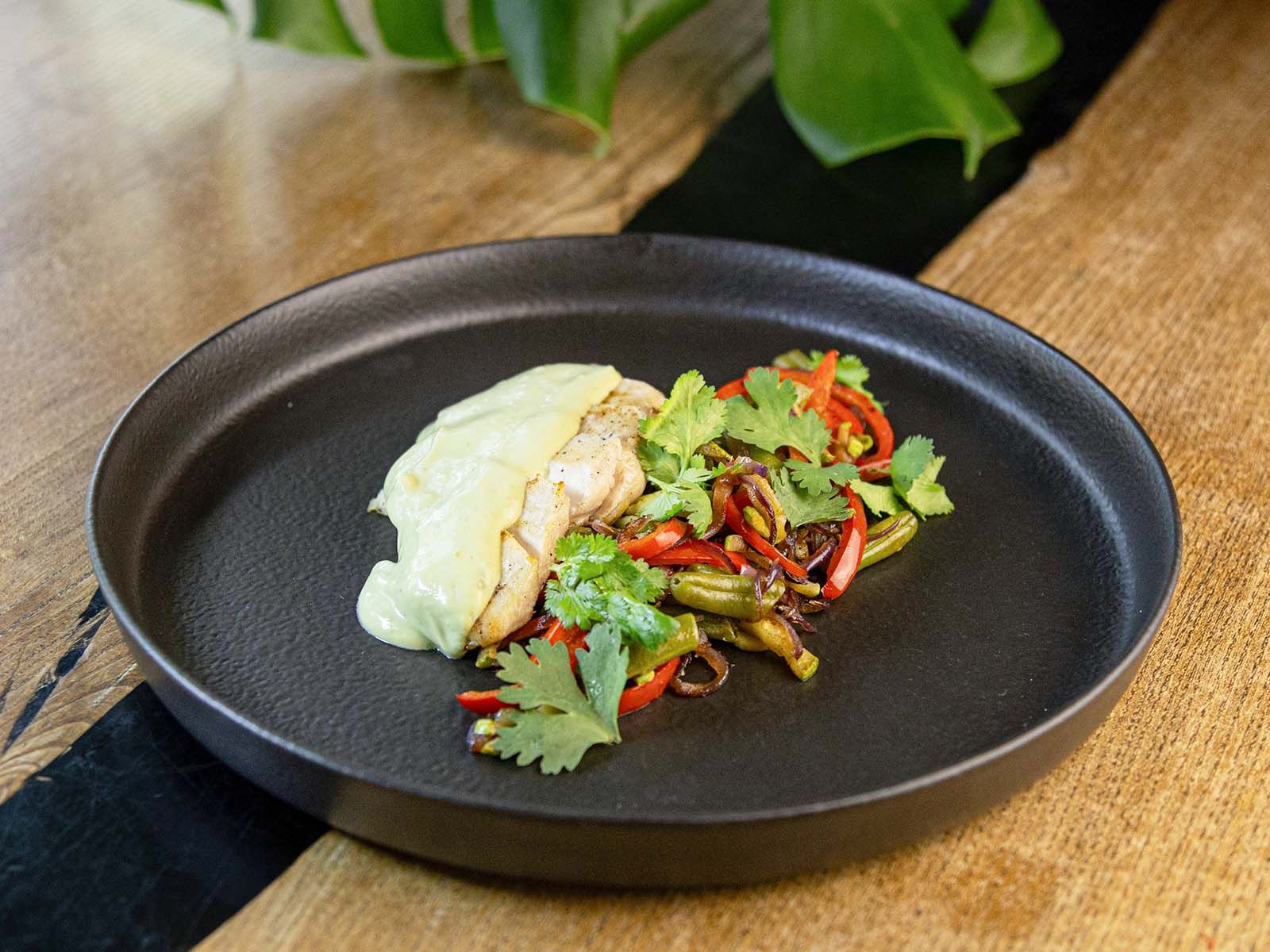 Стейк из куриного филе