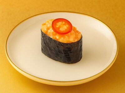 Гункан с креветкой