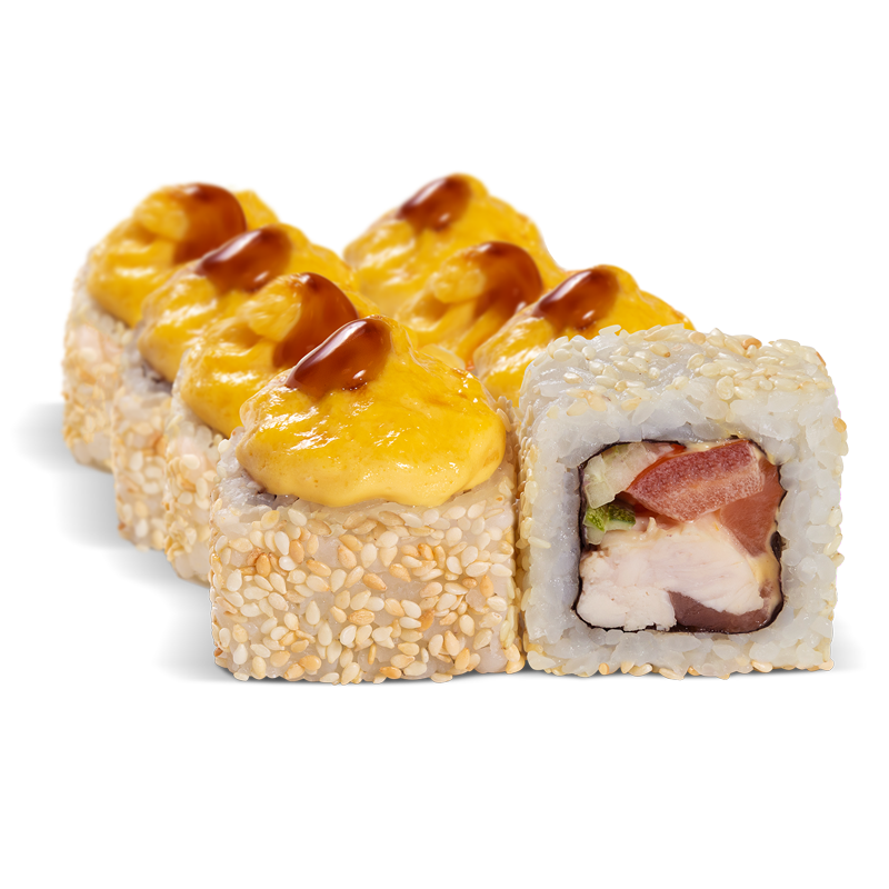 Ролл Запечённый микс