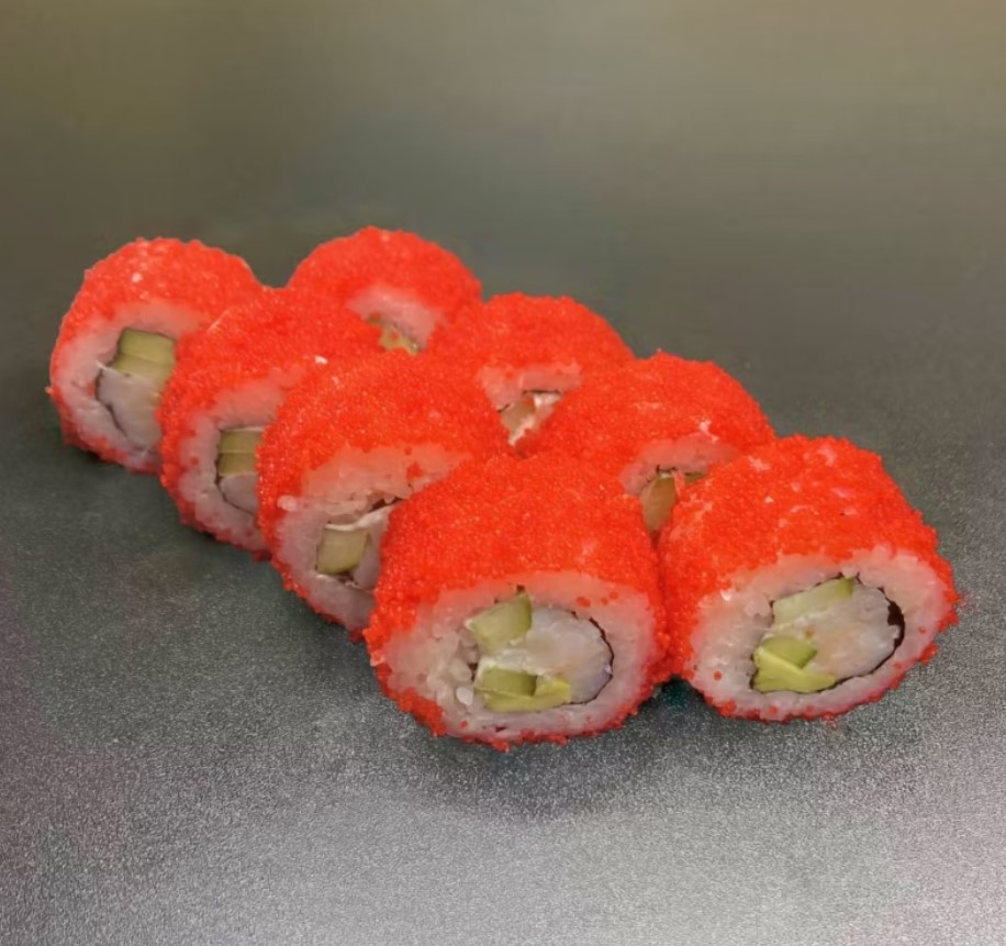 Калифорния эби с огурцом