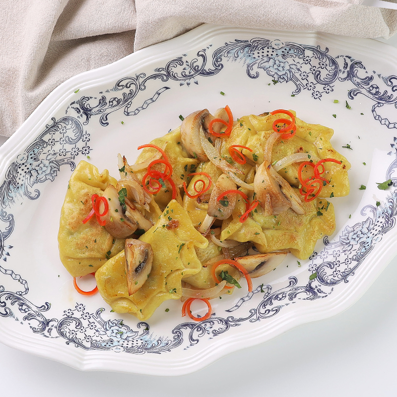 Вареники с картофелем и грибами