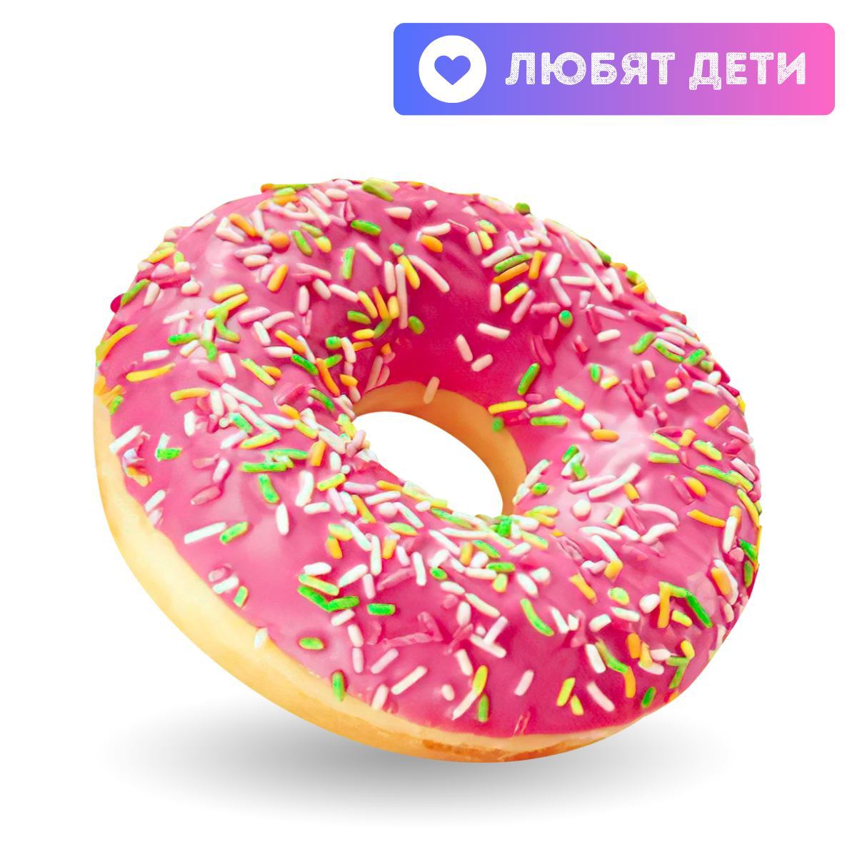 Донат Ягодный микс