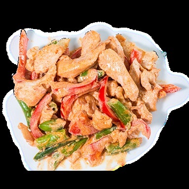 Выбор начинки: Курица с паприк и овощ.
