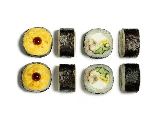 Запечённый ролл Мидори с угрём