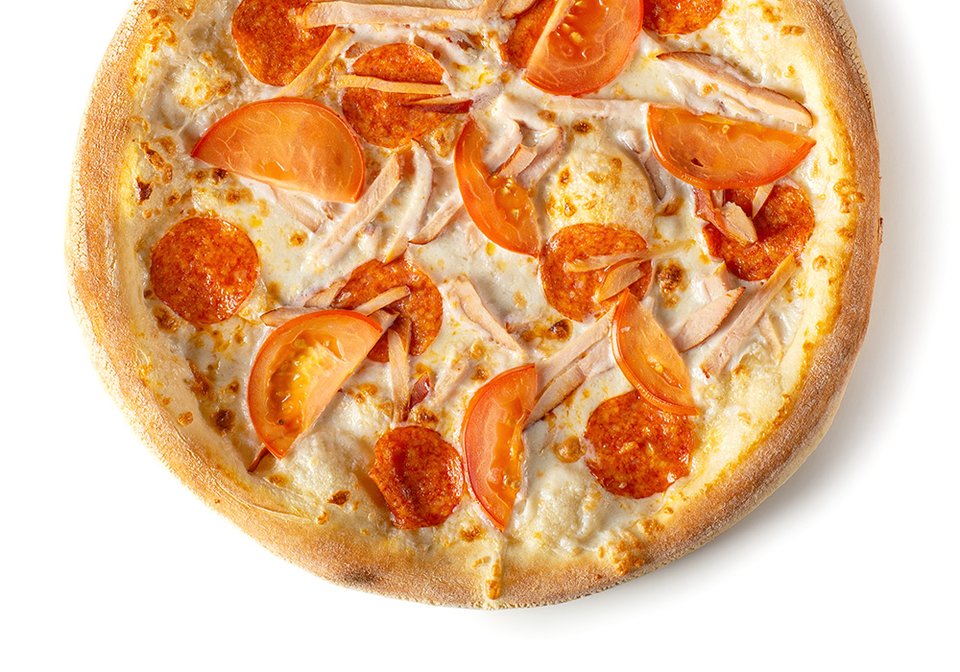 Пицца сырный цыпленок