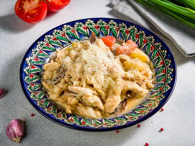 Курица в сливочном соус