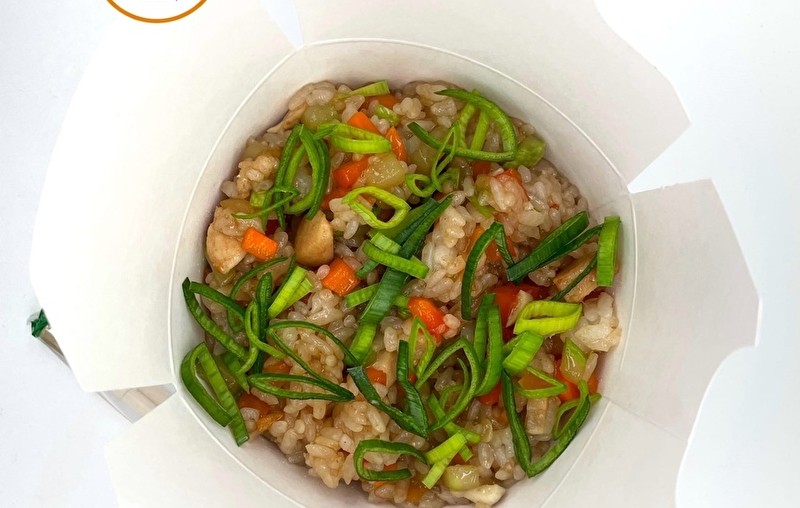 Рис с курицей