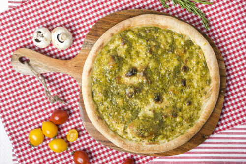 Фокачча с Песто и Оливковым Маслом