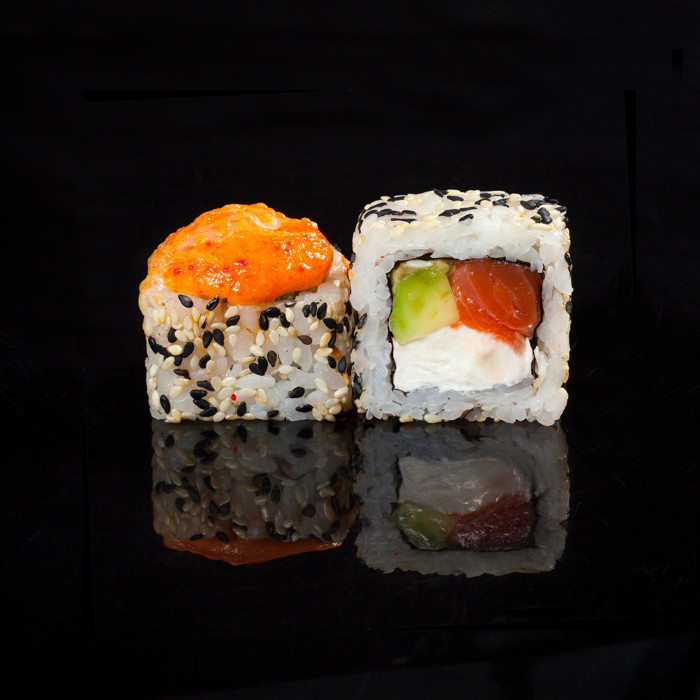 Запеченный с лососем