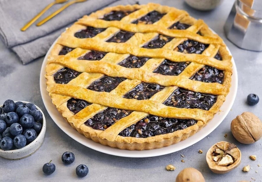 Черничный тарт