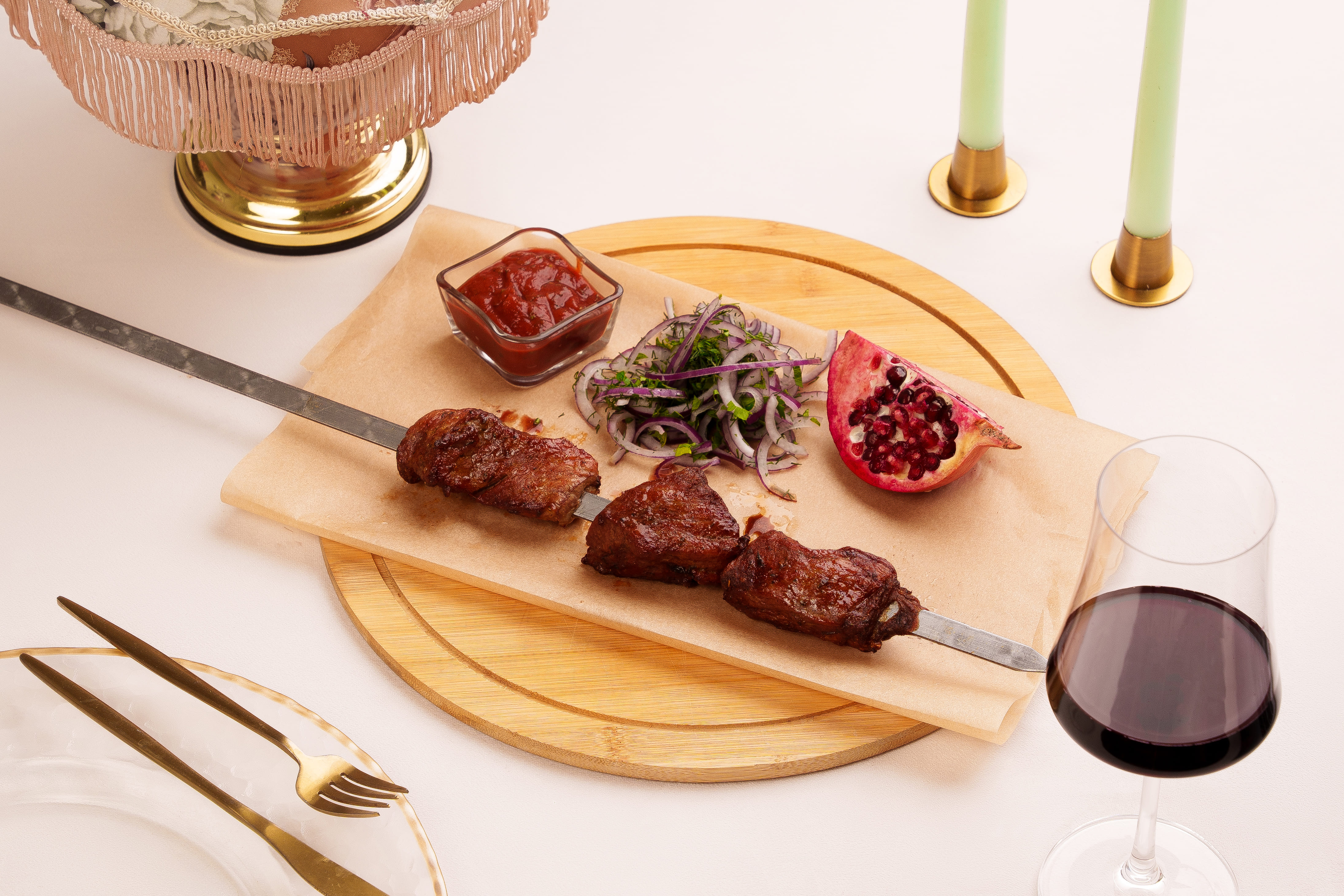 Шашлык из свиной шеи