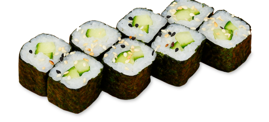 Хосомаки огурец