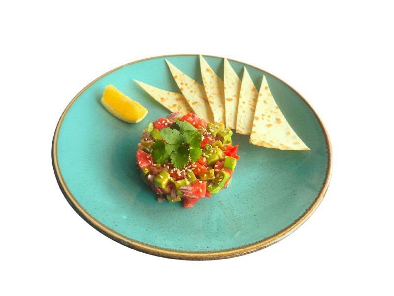 Севиче из томатов и авокадо