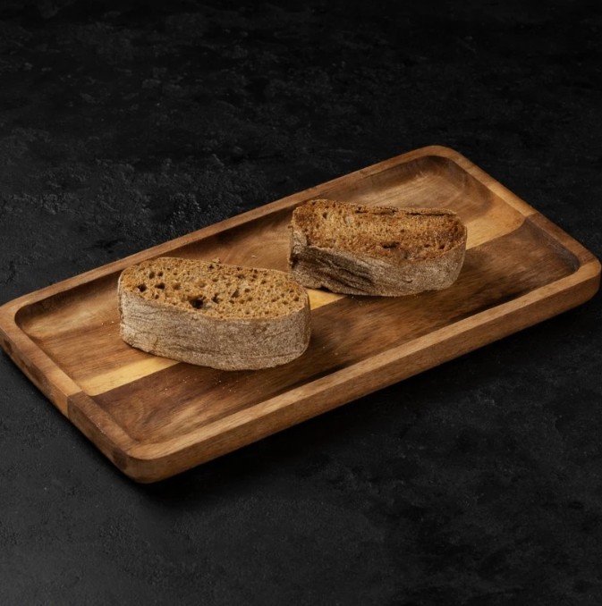 Ржаная брускетта на гриле