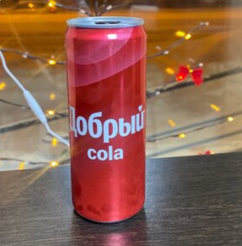 Напиток кола железо