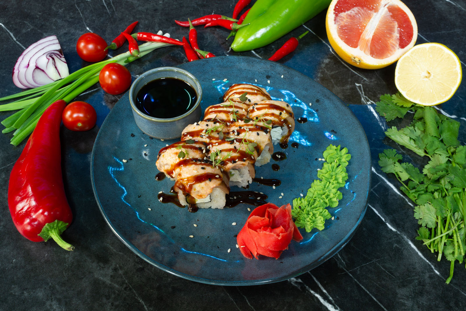 Запеченная Филадельфия тунец