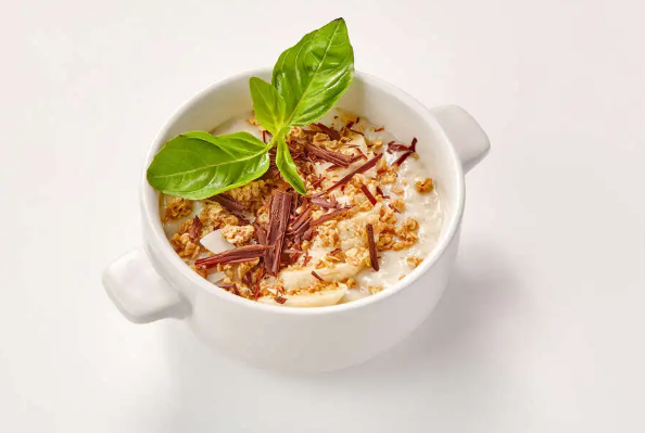 Каша овсяная с бананом