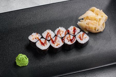 Маки с копченым угрем 
