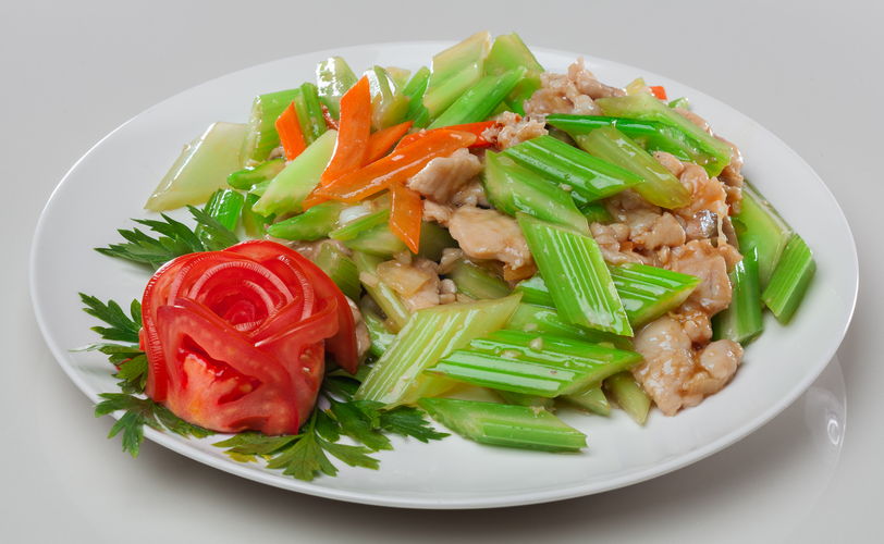 №90. Сельдерей с мясом