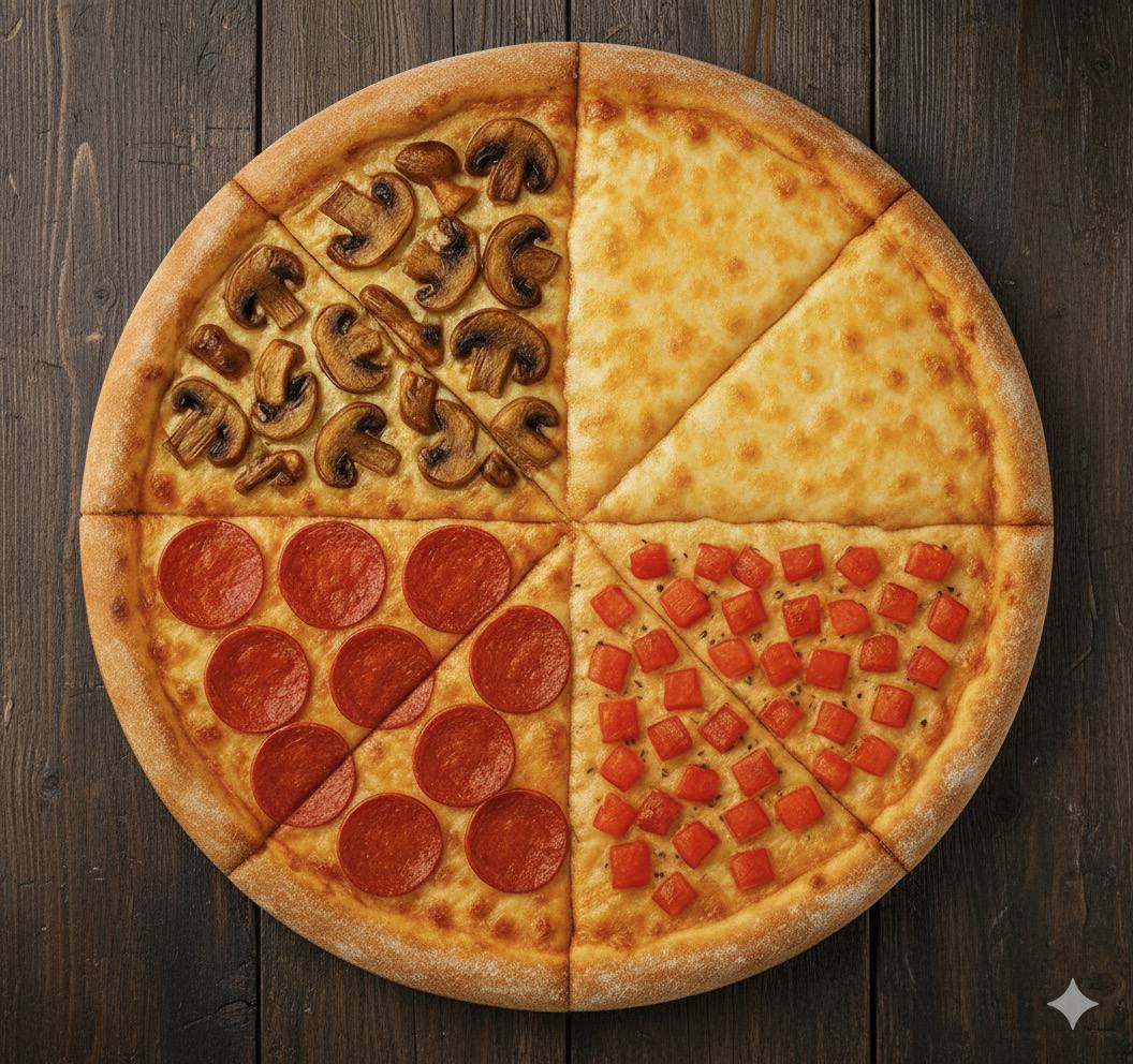 Пицца "4 сезона" 40 см