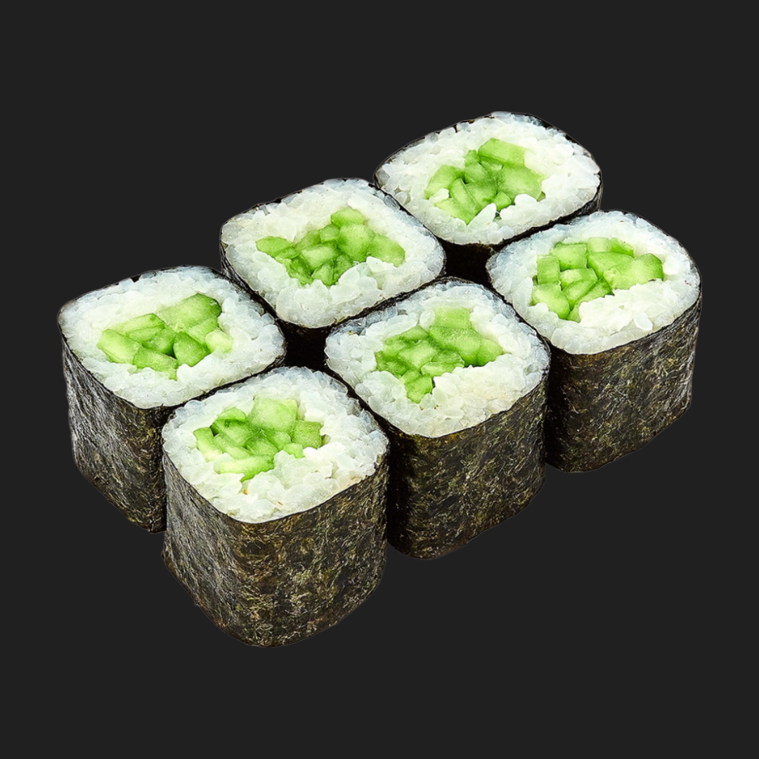 Мини ролл с огурцом