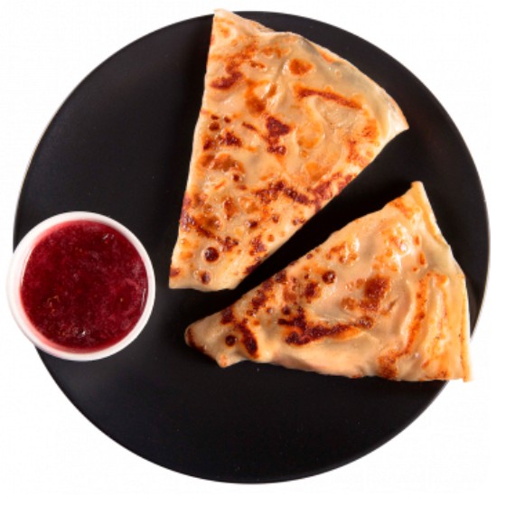 Блинчики с яблочным вареньем