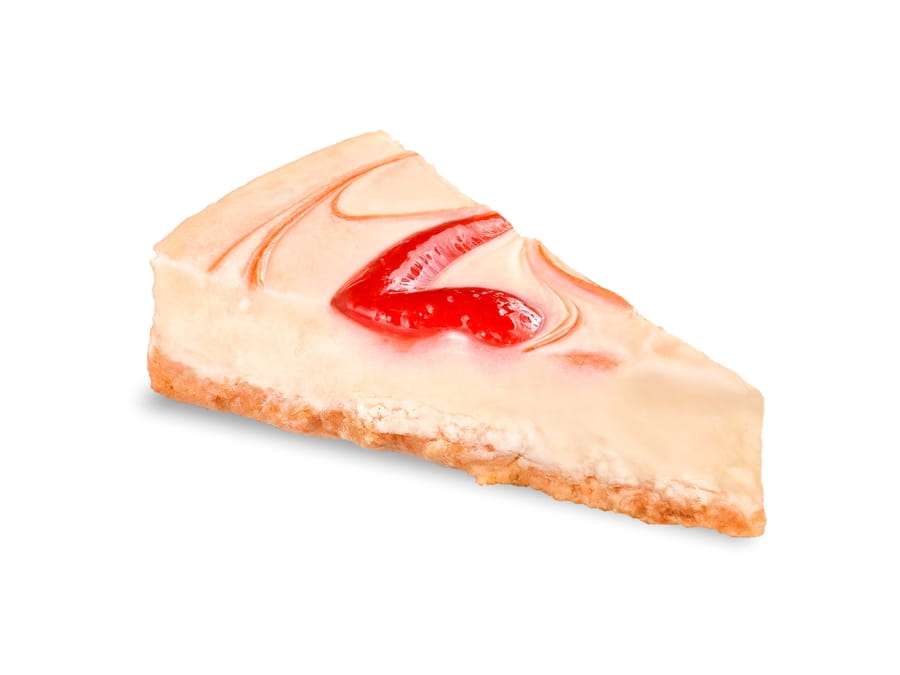 Чизкейк с клубникой