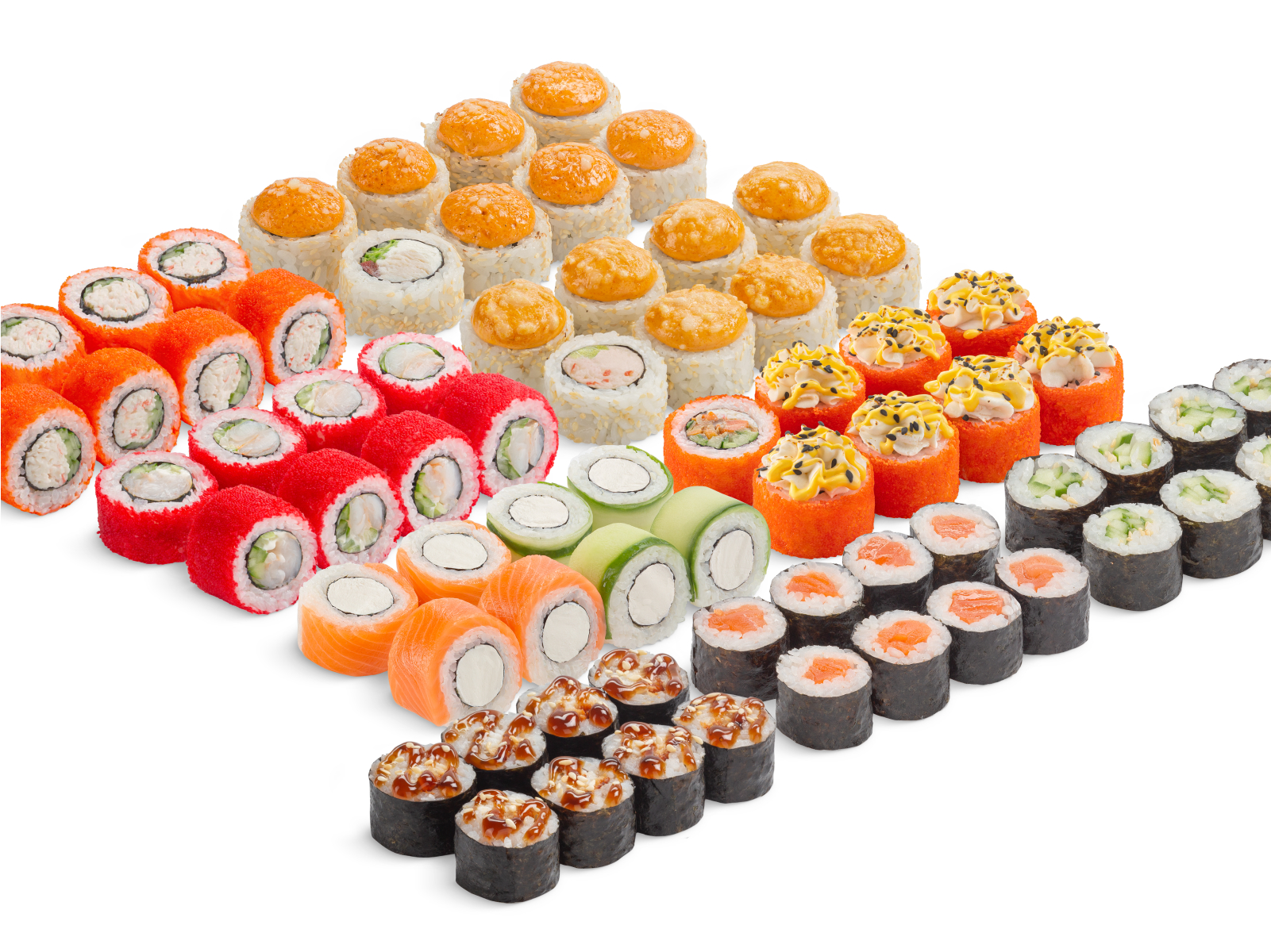 Сет Семейный с белым соусом