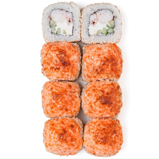 Запечённый ролл Эби Хот