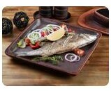 ФИШ Сибас с овощным салатом