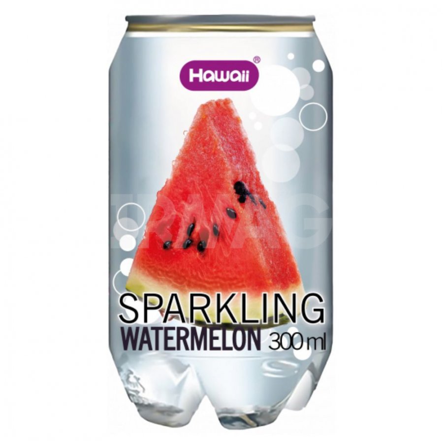 Газ. вода Hawaiian Арбуз 0,33л.