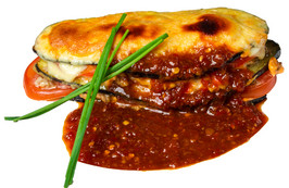 Запеченный Баклажан с мясом