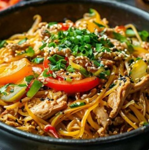 Чапче с курицей