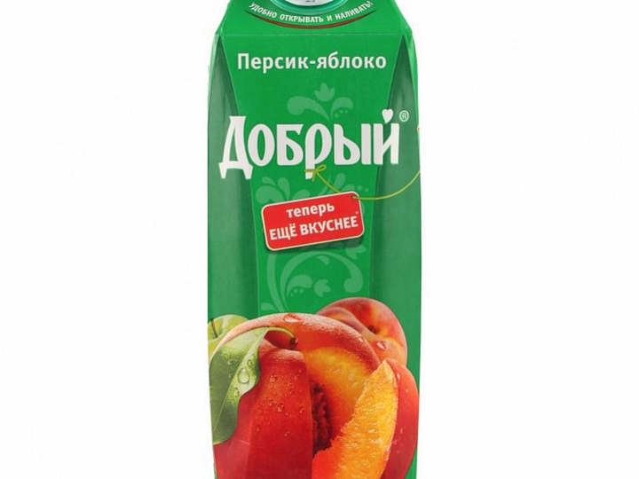 Сок Персик-Яблоко 1л.