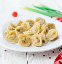 Пельмени с говядиной и курицей заморож.