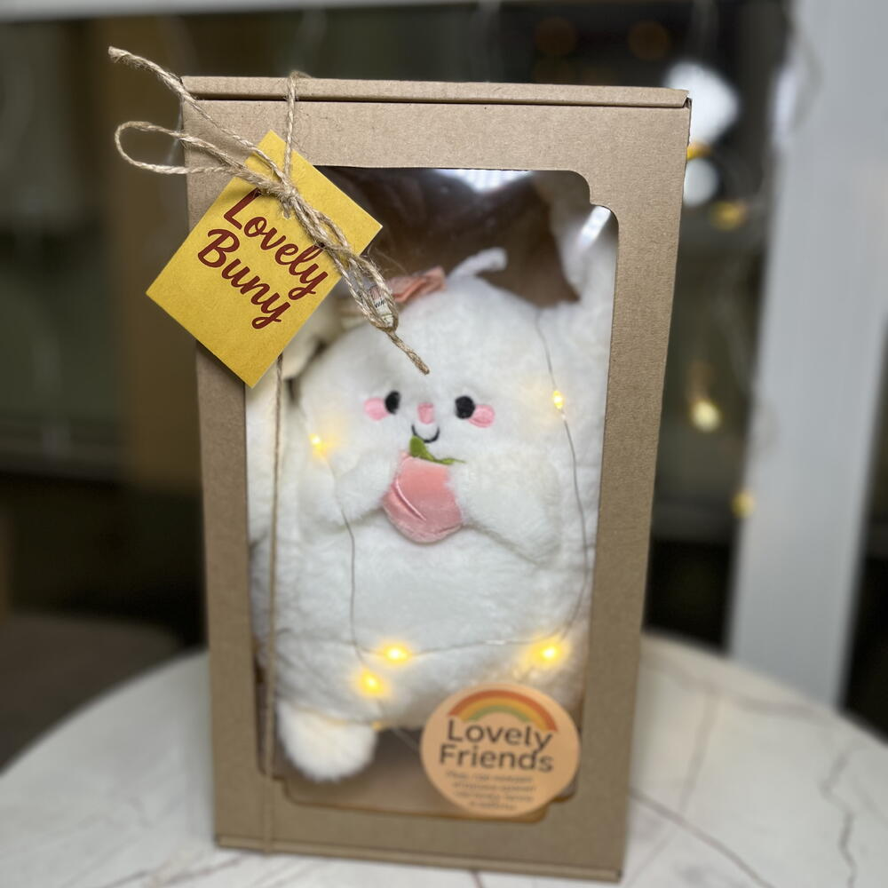 Мягкая игрушка с гирляндой