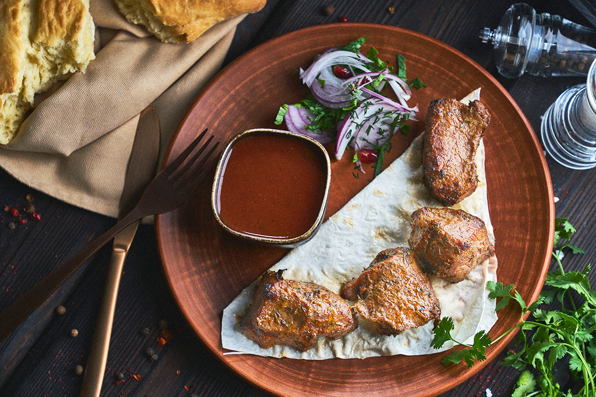 Шашлык из мякоти ягненка