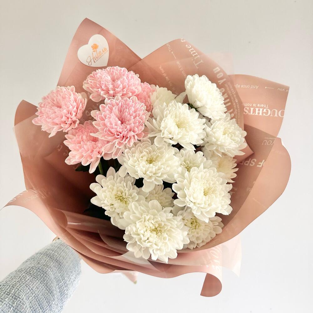 Букет «Ягодный микс» из хризантем