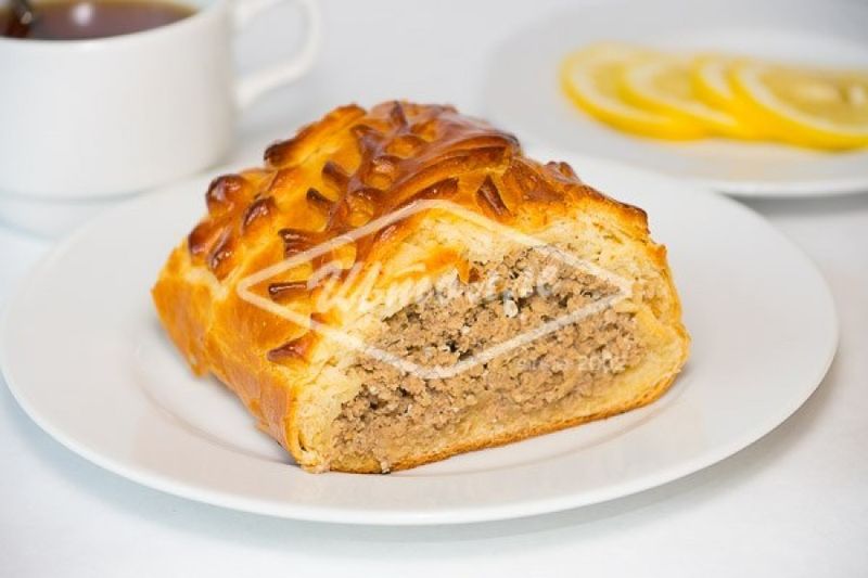 Кулебяка с мясом 500гр