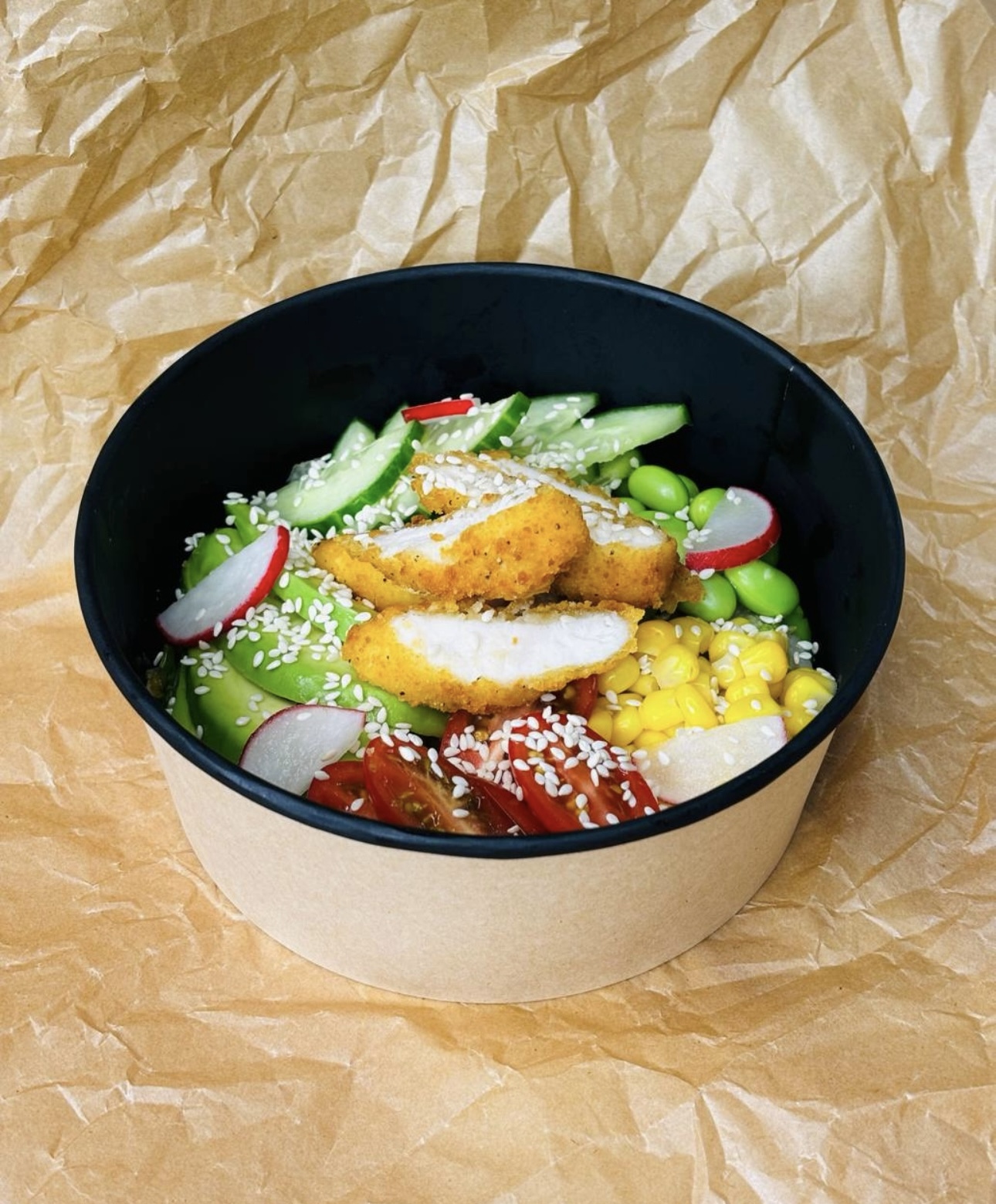 Поке Боул с курицей