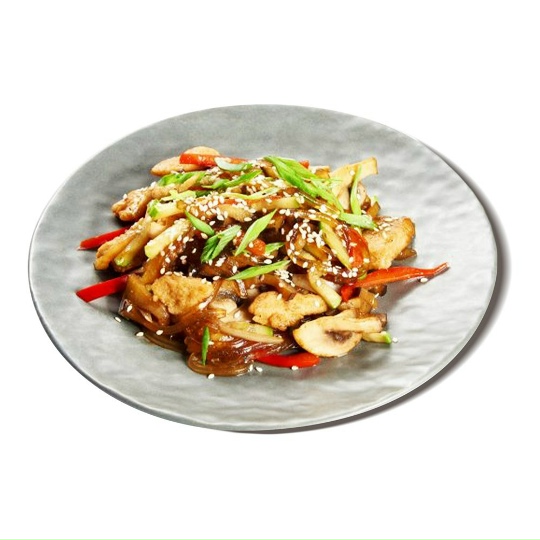 Удон с курицей 