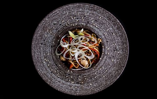 Лапша Гречневая с Овощами