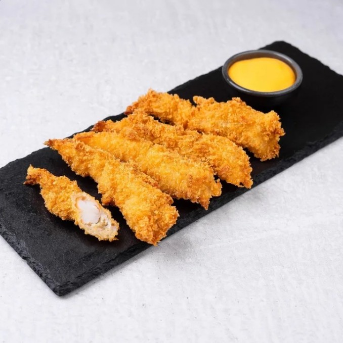 Креветки в кляре