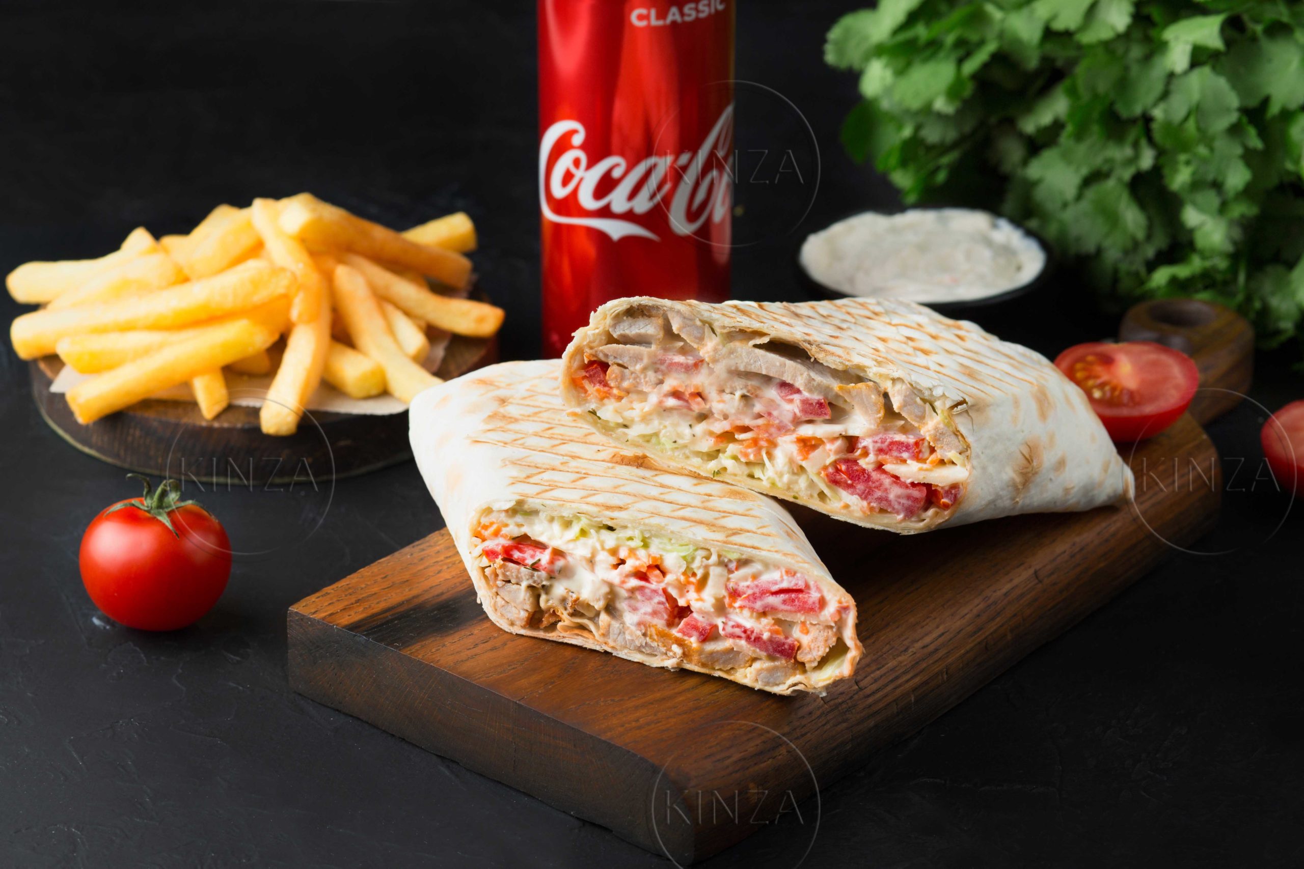 Шаурма+фри 100гр+добрый кола ж\б