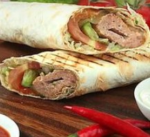 Люля-кебаб в лаваше курица