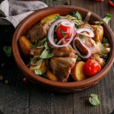 Оджахури с курицей