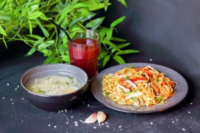 Комбо 1 (морс клюквенный)