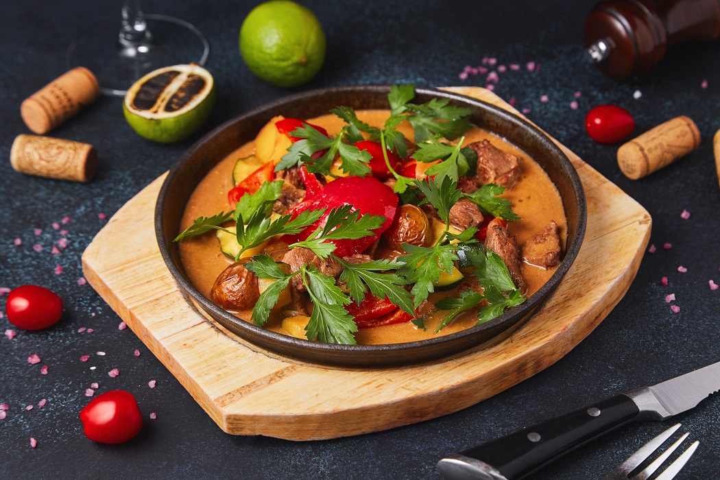 Рагу с говядиной с овощами