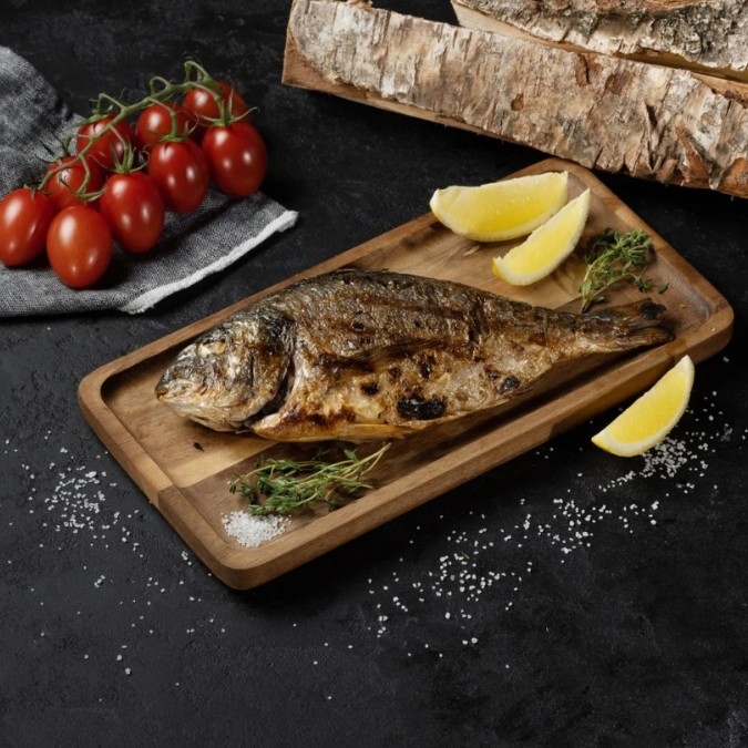 Дорадо на гриле